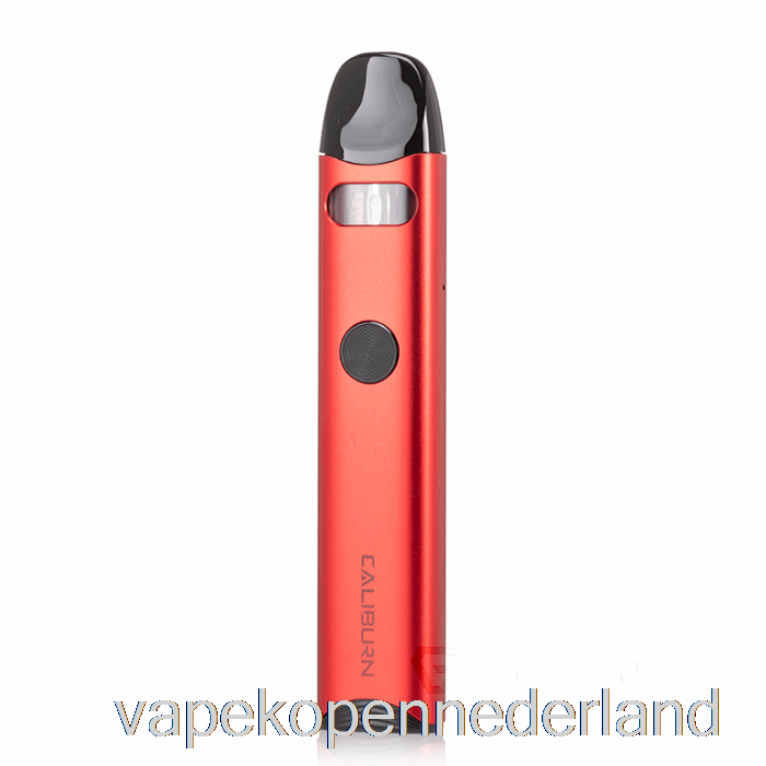 Elektronische Sigaret Vape Uwell Caliburn A3 15w Pod-systeem Rood